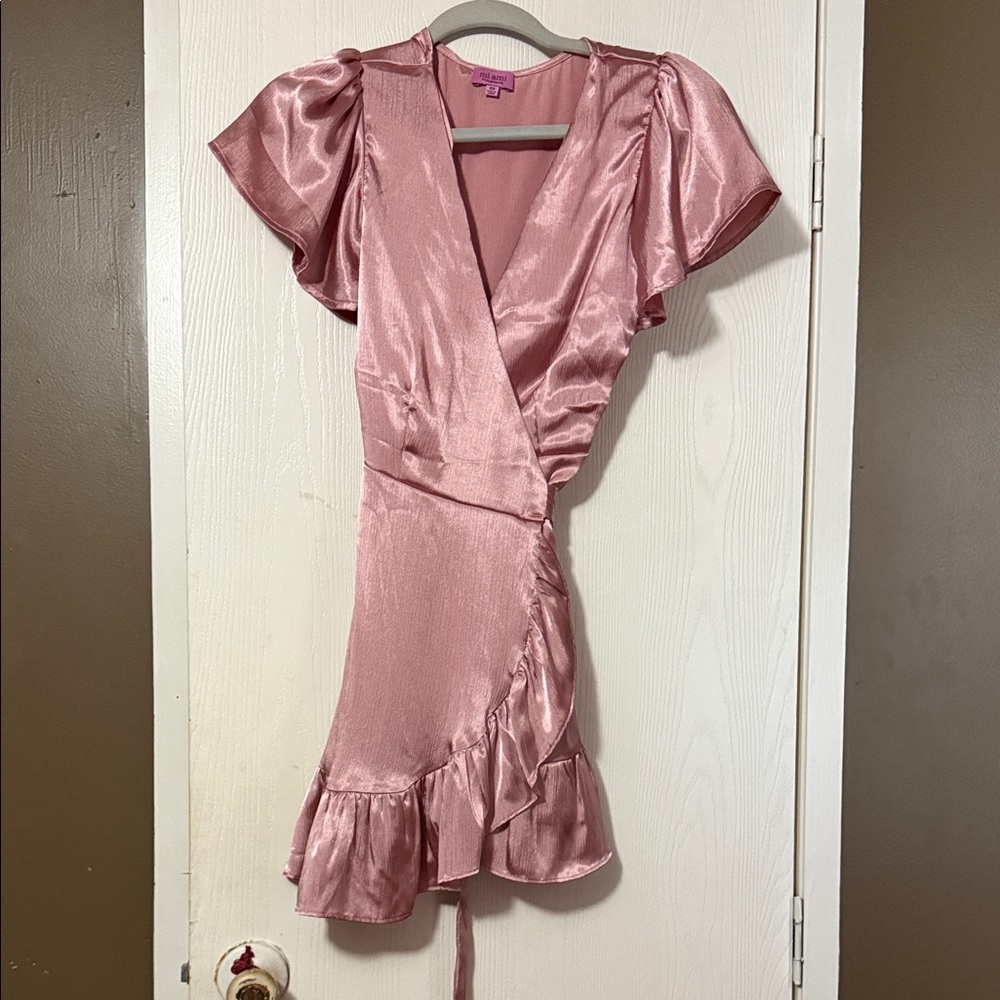 Miami Blush Satin Gown